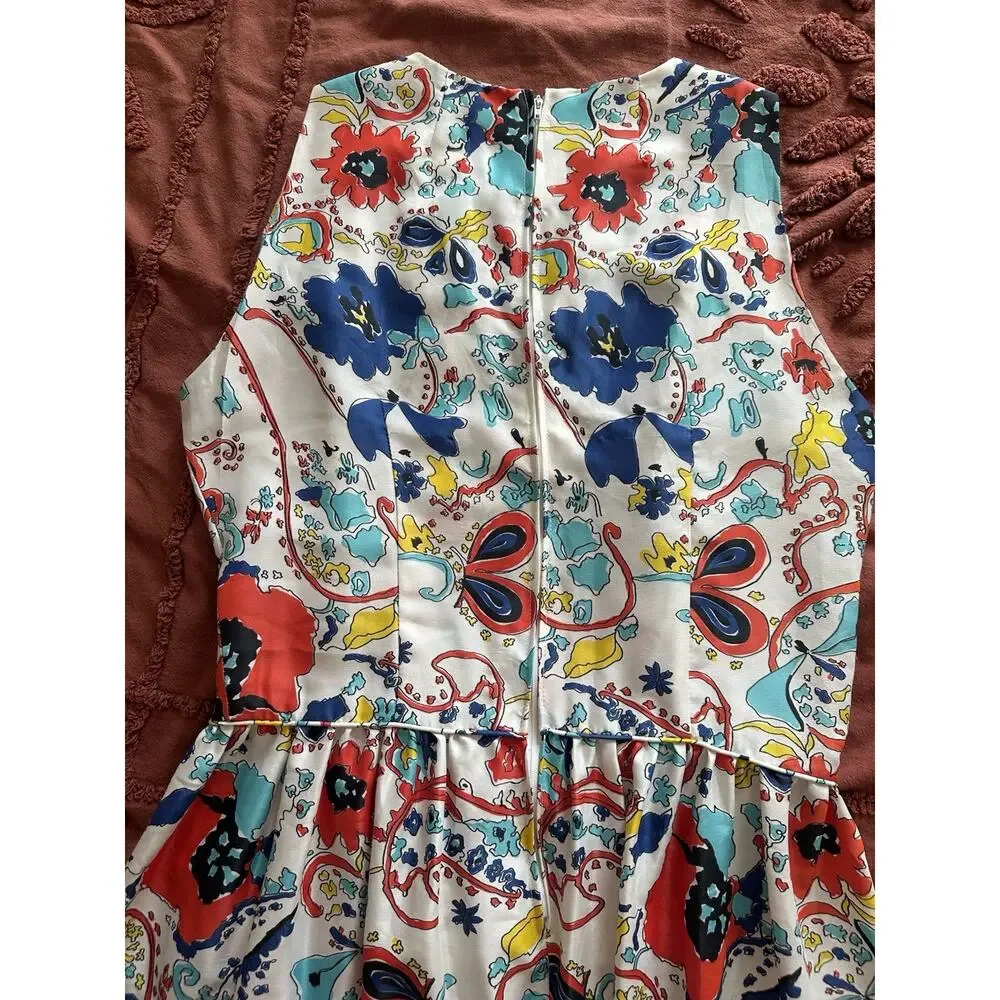 70’s Vintage Size 18 John Meyer Colorful Maxi Dress - Picture 5 of 13